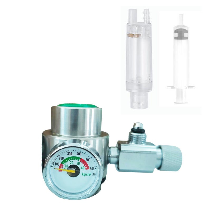 Stainless steel carbon dioxide generator valve, aquarium carbon dioxide generator filter valve, fish tank carbon dioxide control filter cartridge accessories, DIY filter - Image 1