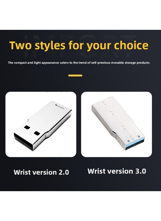 Generic - Wrist U Disk Semi-finished 3.0 Interface 8GB-128GB Semi-finished U Disk Car Audio And Video Notebook U Disk Customization-Color:3.0 Wrist Semi-finished Product-Capacity:4GB - Image 1