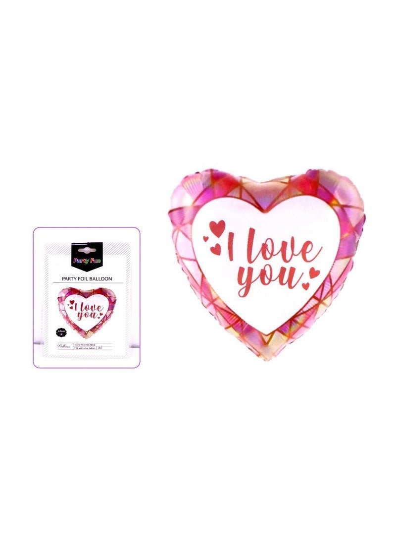 بارتي فن احباط بالون القلب {أحبك} - Image 2