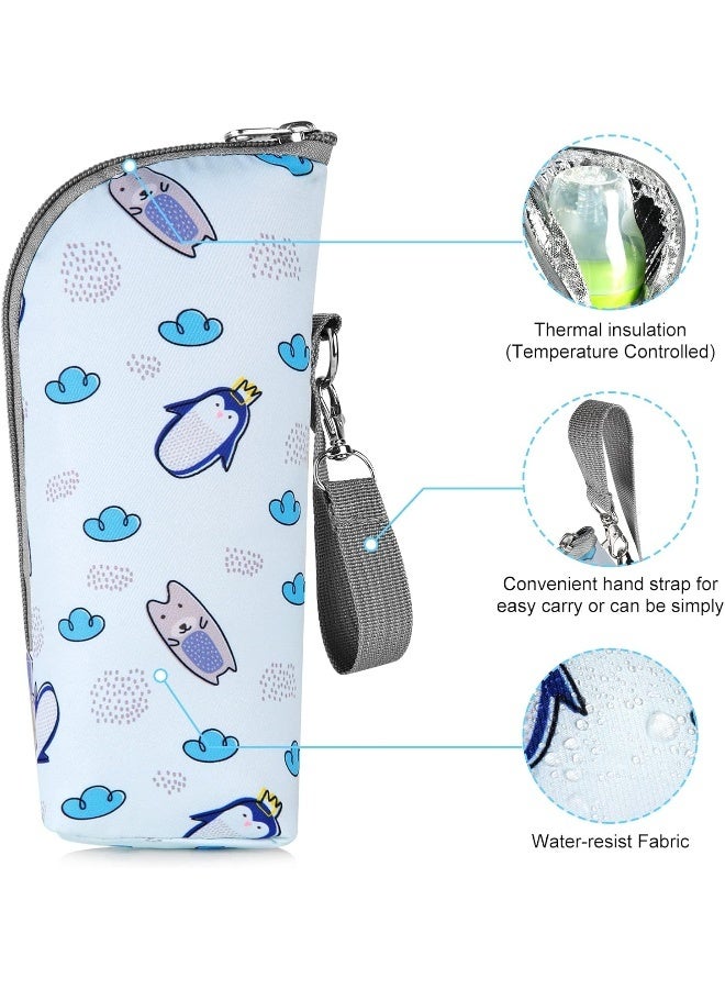 accmor حقائب تبريد زجاجات الأطفال من أكمور، حقيبة تبريد حليب الأم المعزولة، حقيبة تبريد وتدفئة زجاجات الرضاعة للأمهات المسافرات في دور الرعاية - Image 4