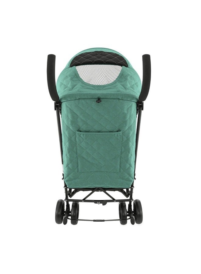 KIKKABOO عربة أطفال بإطار فولاذي سلة قابلة للإزالة بعجلات أمامية قابلة للإزالة باللون النعناعي - Image 2