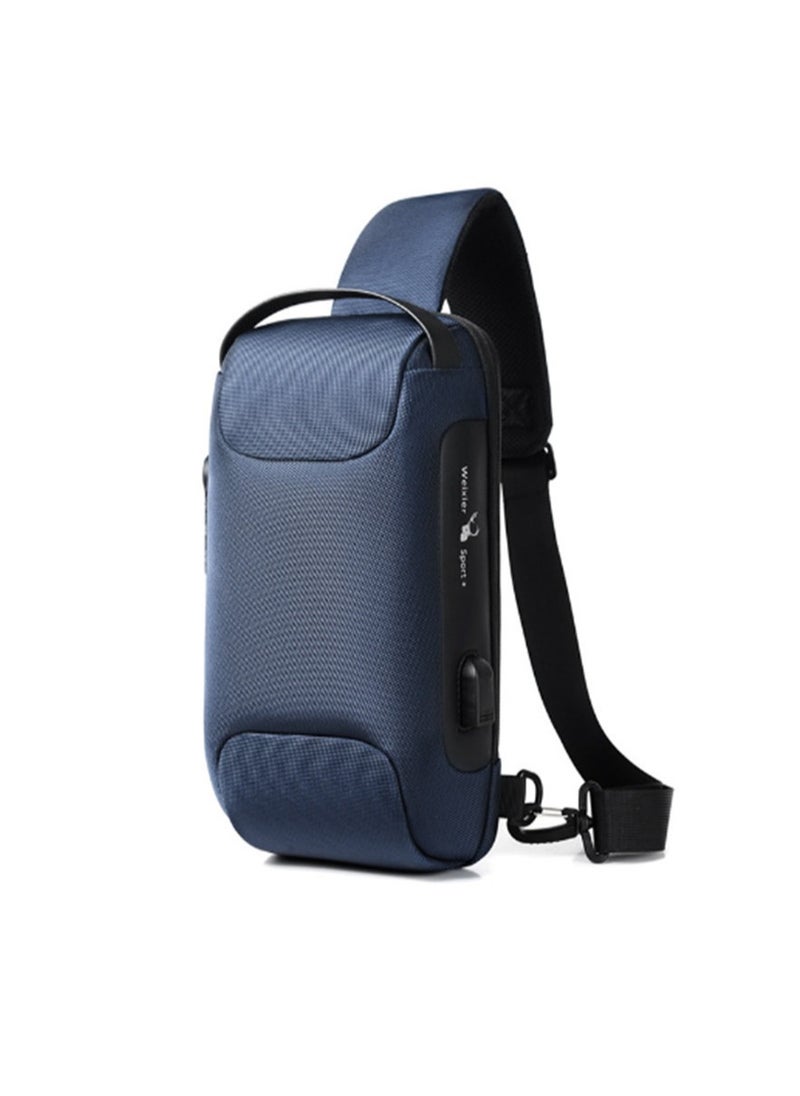 WEIXIER Dark blue Shoulder Bag Sports for Men  - Image 1