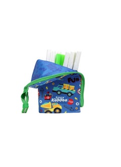 SMILY KIDDOS Smily Kiddos | Smily Pen Holder Case (Blue) | Pencil Cases for Girls Stylish  - Image 2