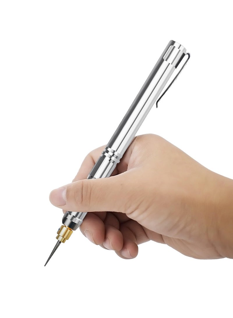 Excefore Electric Engraving Pen - Mini Cordless Precision Carving Tool, Rechargeable Engraver Machine 35000 rpm for Metal/Jewelry/Wood/Glass/Stone/Plastic - Image 5
