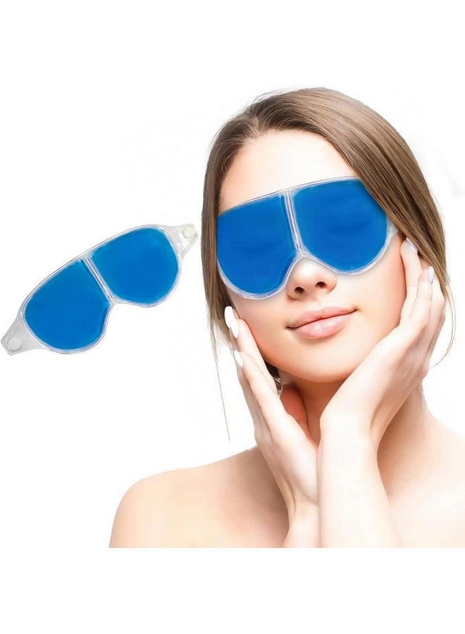 Zenkova blue gel eye mask Aqua Cooling Gel Relaxing Eye Mask Dark Circles Dry Eyes Cooling Eyes Sleeping Cool Pad - Image 4