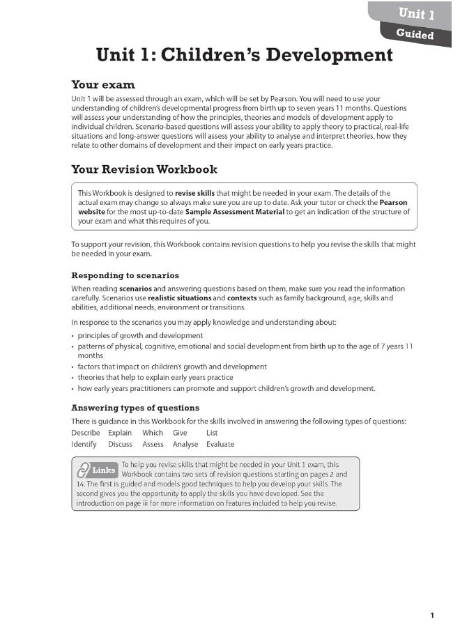 Pearson REVISE BTEC National Children's Play, Learning and Development Revision Workbook - 2023 and 2024 exams and assessments  - Image 4