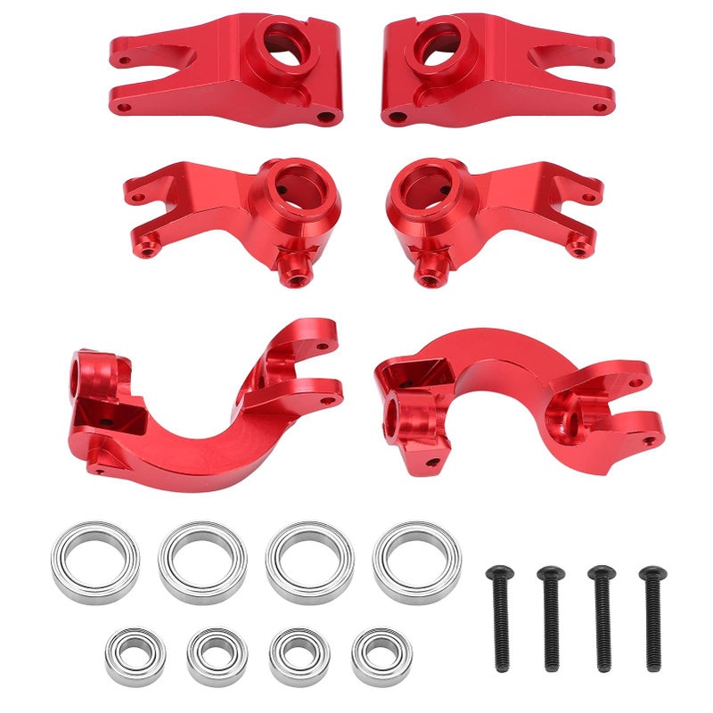 Aluminum RC Metal Rear Axle Hub Cup for ARRMA Senton 1 10 Drift Car Red - Image 2