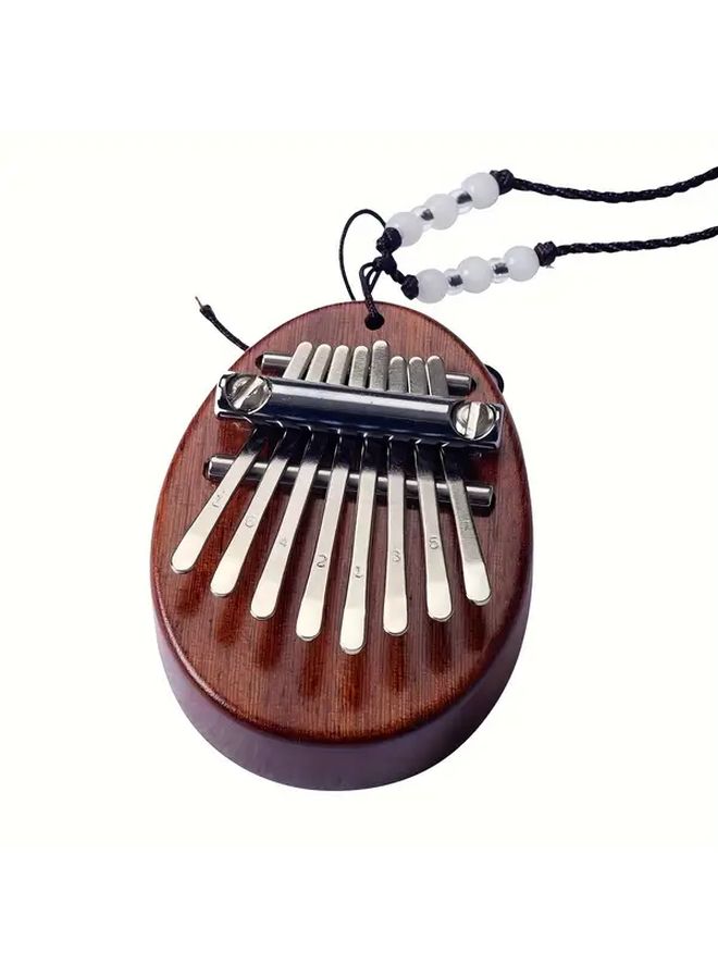 2 Sets 8 Key Pocket Piano Mini Keyboard Portable Recycled Wood Music Gift - Image 5