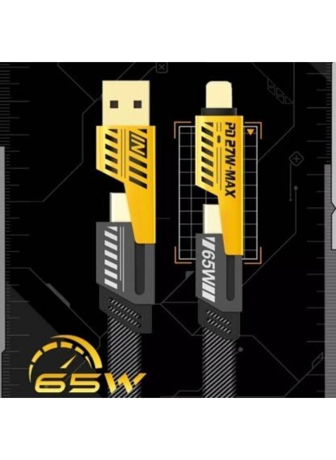 JAJEEK "New 3-in-1 Multi Charging Cable (1.2m) – 4-in-1 Nylon Braided USB Cable for Fast Charging & Data Transfer" - Image 2