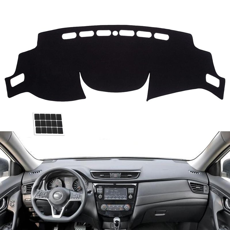 TUCAREST Dash Cover Fit for 20092015 MercedesBenz GLK250 GLK280 GLK300 GLK350 Nonslip Dash Cover Board Mat Sunshade NoGlare and Slip Pad Carpet Sunshield Protector Flannel Black