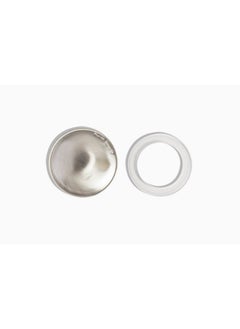 Silverette SILVERETTE The Original Silver Nursing Cups, Nipple Covers for Breastfeeding with O-Feel Silicone Rings, XL  - Image 3