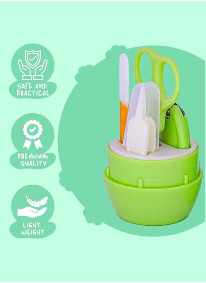 ZCM-HAPPY 4-Piece Baby Manicure Set with Adorable Frog Design  - Image 4