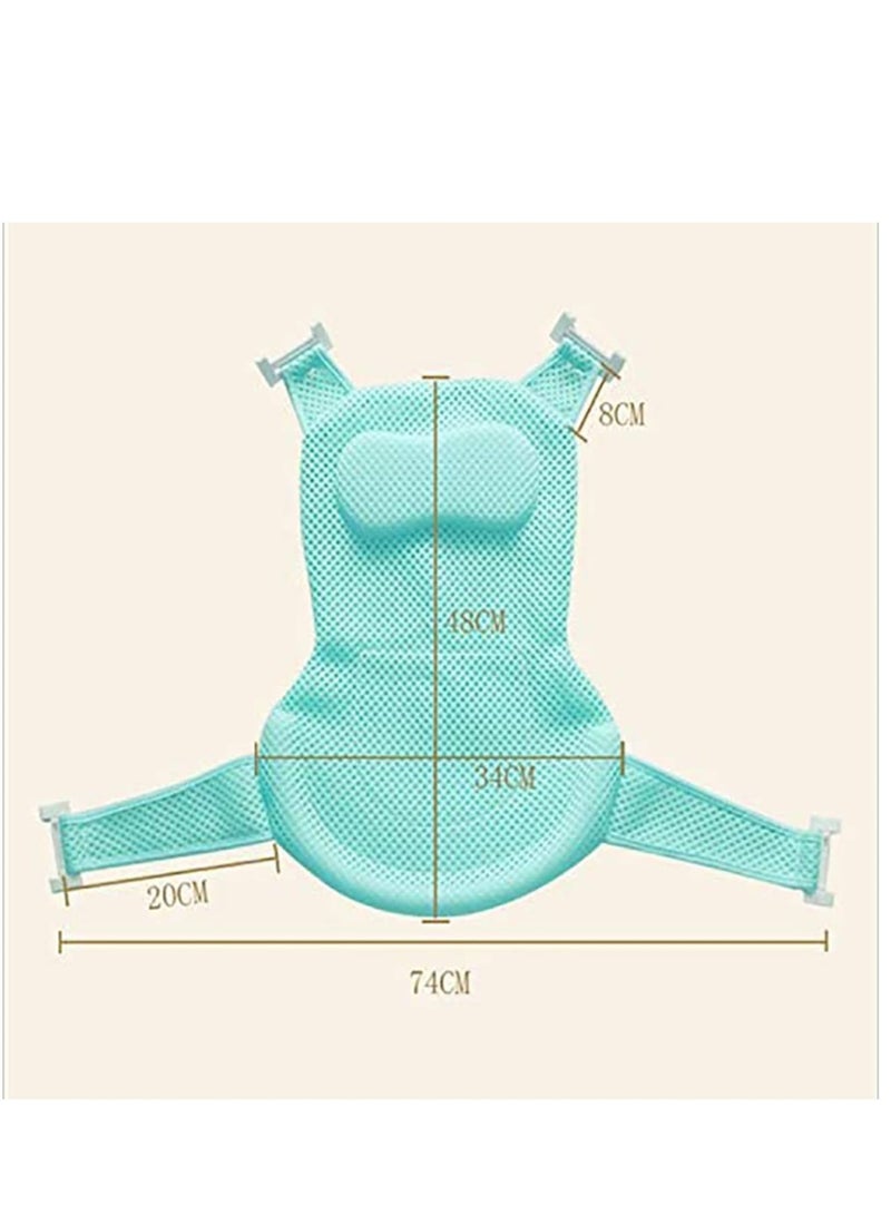 Zikra Baby Bath Net, Bathtub Shower Cradle Support Thicken Pad Bathroom Accessories Adjustable For NewBorn Toddler - Image 3