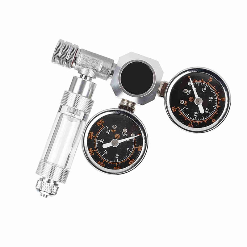 CO2 Regulator Aquarium Dual Gauge Display with Bubble Counter and Check Valve(G5/8) - Image 5