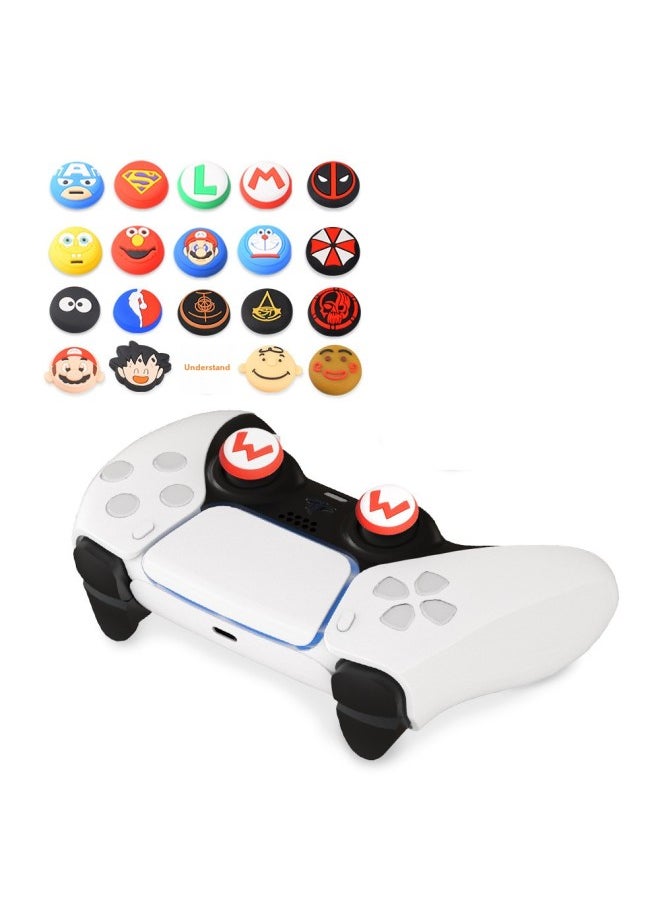 Generic - Spot PS4 Rocker Cap PS5 Silicone Cap XBOXONE Gamepad Button Cap 3D Silicone Protective Cap-Product Color:GP5-218-010 Shooting Head - Image 1