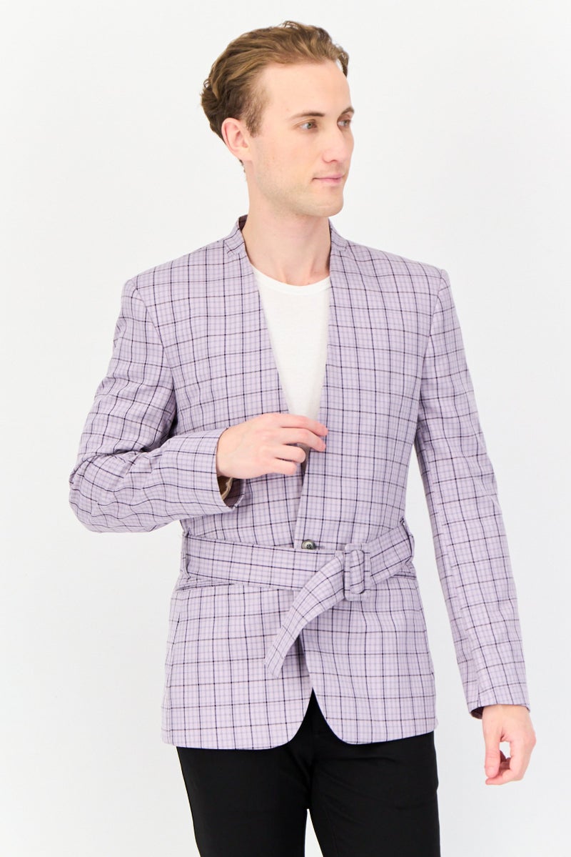 Asos Design Men Oversized Plaid Casual Blazer, Multicolor - Image 1
