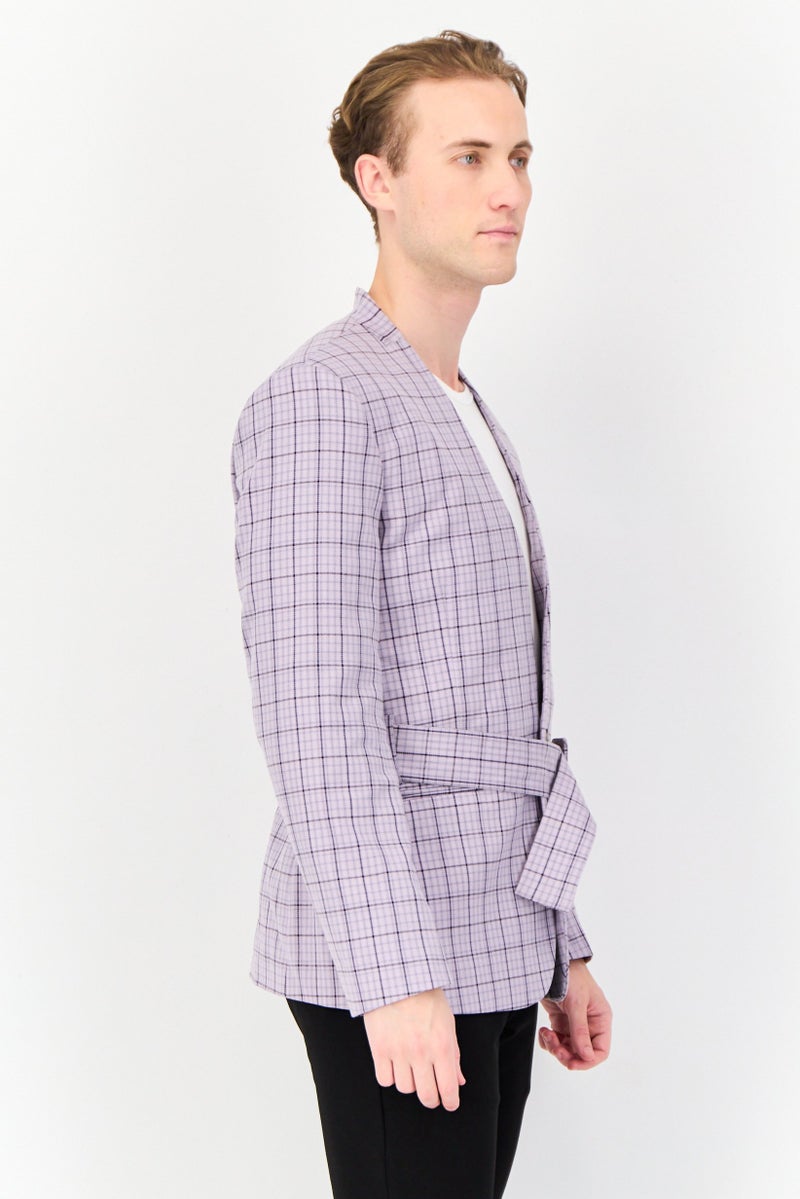 Asos Design Men Oversized Plaid Casual Blazer, Multicolor - Image 3