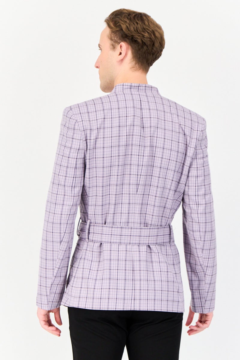 Asos Design Men Oversized Plaid Casual Blazer, Multicolor - Image 4