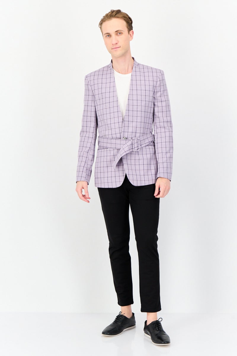Asos Design Men Oversized Plaid Casual Blazer, Multicolor - Image 2