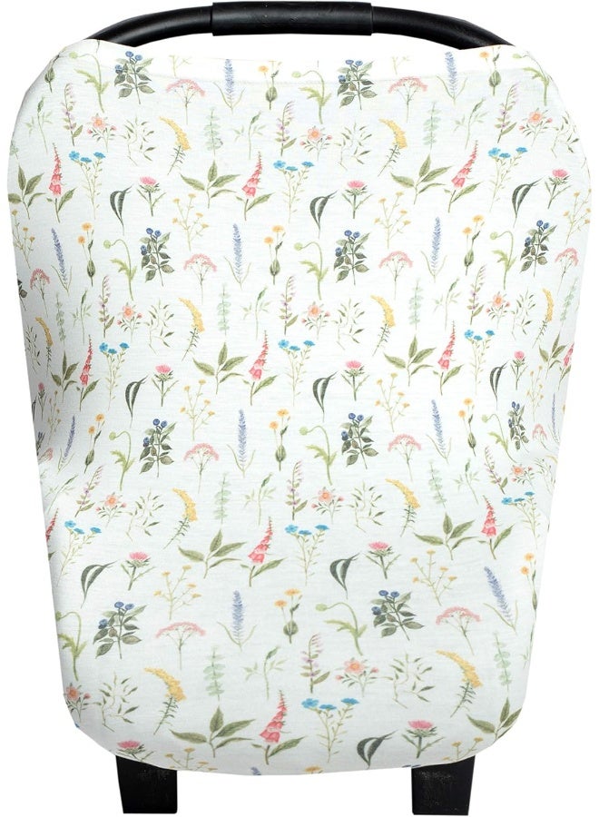 Copper Pearl Baby Car Seat Cover Canopy and Nursing Cover Multi-Use Stretchy 5 in 1 Gift - Image 1