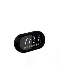 Rightsure Alarm Clocks,Smart Light LED Alarm Clock, withBluetooth,TF Card, FM Radio Function,Clock Broadcast,Alarm Volume and Dual Alarms for Bedroom, Bedside, Living Room, Office, 12/24Hr,USB (Black) 