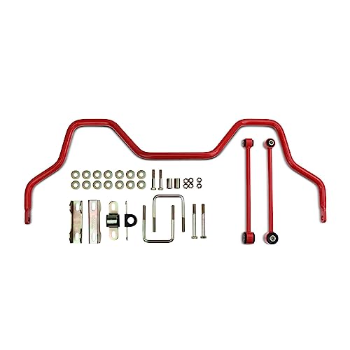 A-Premium Rear Suspension Red Steel Stabilizer Bar Link Kit, with Sway Bar End Link & Bracket & Mounting Hardware, Compatible with Toyota Tundra 2007-2021, Replace # PTR11-34070, PTR1134070 - Image 1