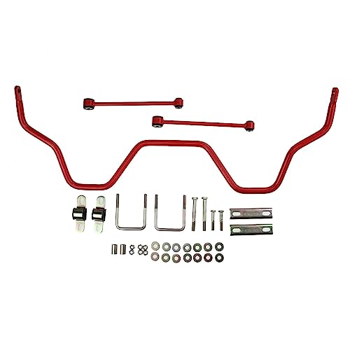 A-Premium Rear Suspension Red Steel Stabilizer Bar Link Kit, with Sway Bar End Link & Bracket & Mounting Hardware, Compatible with Toyota Tundra 2007-2021, Replace # PTR11-34070, PTR1134070 - Image 2