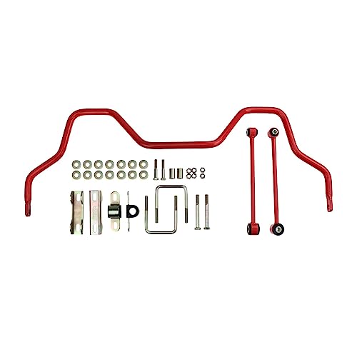 A-Premium Rear Suspension Red Steel Stabilizer Bar Link Kit, with Sway Bar End Link & Bracket & Mounting Hardware, Compatible with Toyota Tundra 2007-2021, Replace # PTR11-34070, PTR1134070 - Image 3