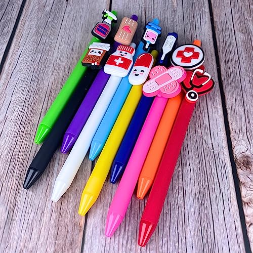 YJ PREMIUMS 10 PC Nurse Pens | Funny Best Cute Nurses Pen Set Accessories for Work, Nursing Student, Medical Assistant, NICU, ER, ICU; Must haves Gifts, Essentials, Nurses Week Bulk, Appreciation Gift - Image 5