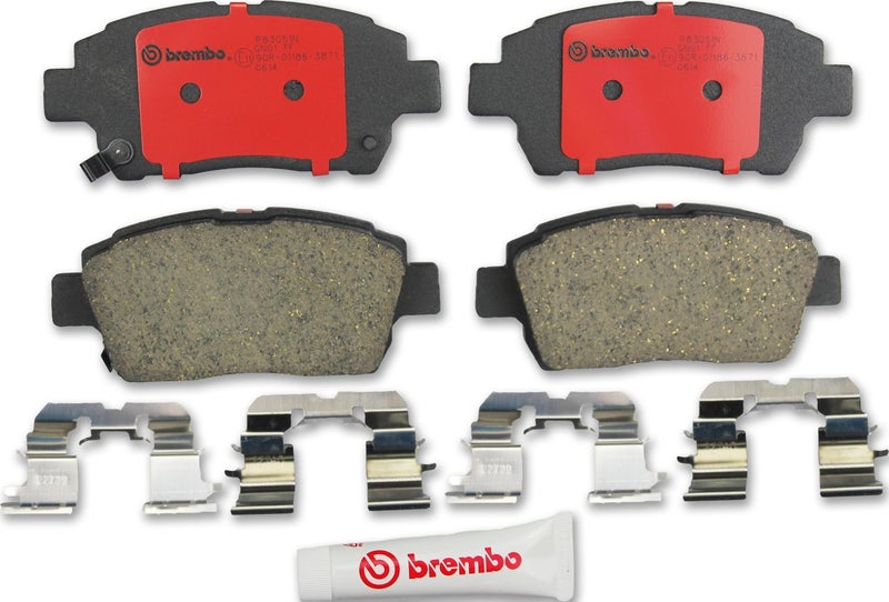 Brembo P83051N Premium Ceramic Front Disc Brake Pad Set BYD/TOYOTA/TOYOTA (FAW) OE# 044650W050 - Image 1