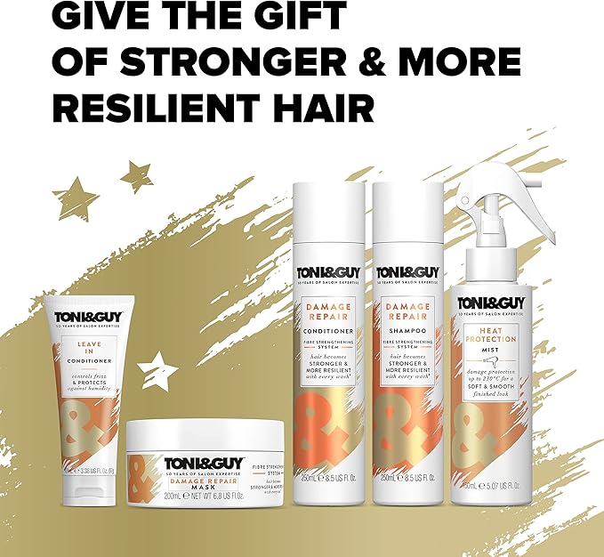 TONI&GUY بلسم توني جاي للشعر التالف يترك على الشعر يتحكم في التجاعيد يحمي من الرطوبة مثالي لشعر أكثر نعومة وملمساً 100 مل - Image 5