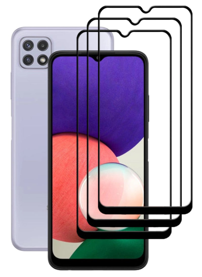 ACLIX 3 Pieces Antistatic ESD Dustproof Premium Quality High Definition Tempered Glass Screen Protector Designed For Samsung Galaxy A22 5G - Image 1