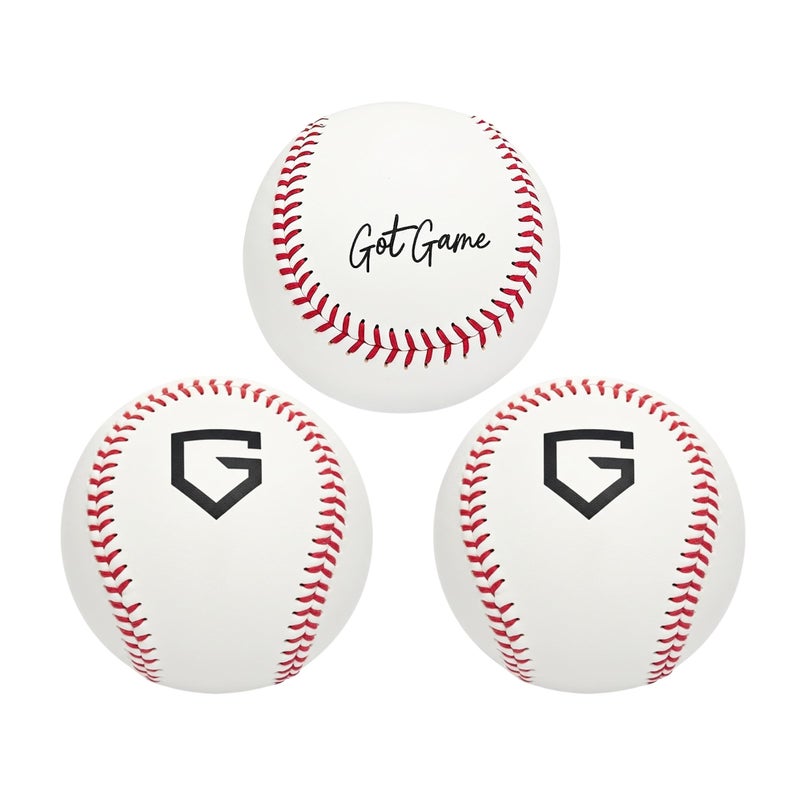 Got Game Soft Hand Stitched Indoor/Outdoor Baseball - Realistic Safety Practice Ball - Baseball Gift  Thowing  Fielding Practice (1) - Image 4