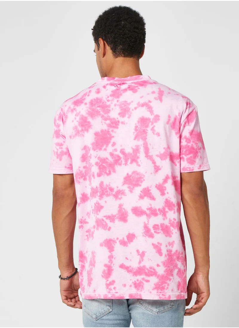 سفنتي فايف Tie Dye T Shirt