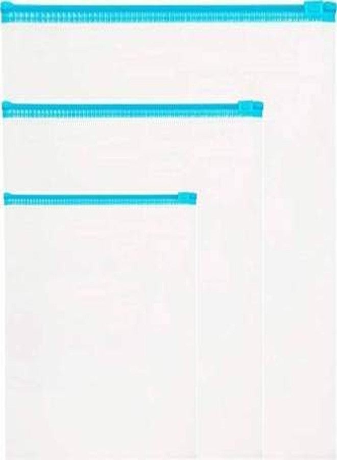INKulture Food/Vegetable/Fruit Storage Re-Usable Bags Small, Medium & Large Plastic Storage Pouch (Pack of 45) - Image 1