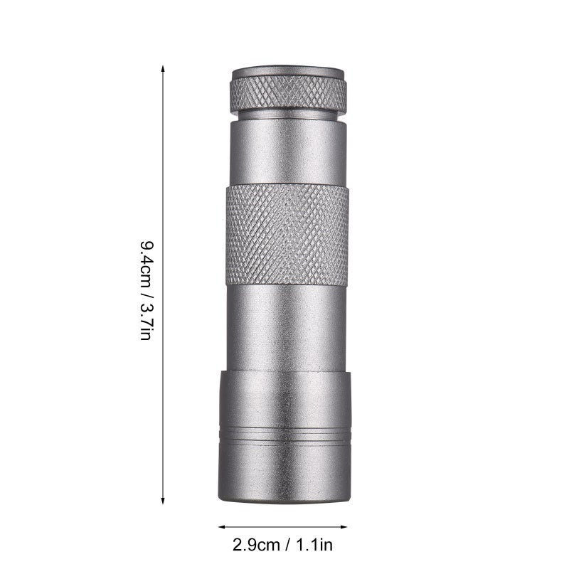 مصباح curing UV صغير ضوء UV مصابيح يدوية 12 LED 395nm كاشف ضوء صغير للوجه ماسك - Image 4
