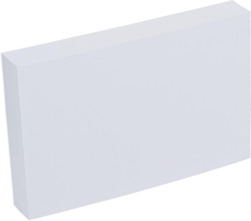FIS Record/Index Cards, 2 Side Plain, Size 5X3"(12.7x7.62cm) 180gsm, 100 Sheets, Color White-FSIC53-180PWH - Image 3