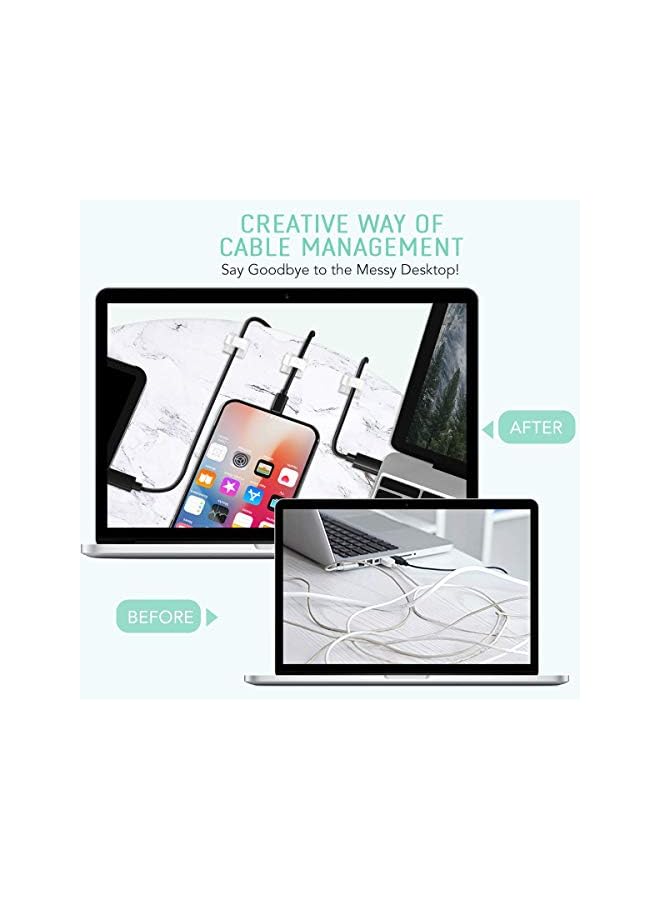 promass Wire Holder Organizer Cord Management - 110 Pieces - Image 5