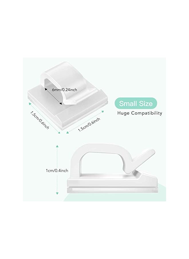 promass Wire Holder Organizer Cord Management - 110 Pieces - Image 2