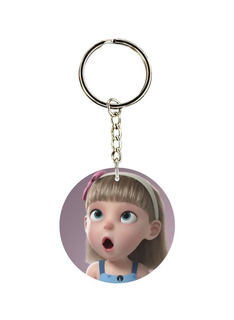 RKN Girl Printed keychain