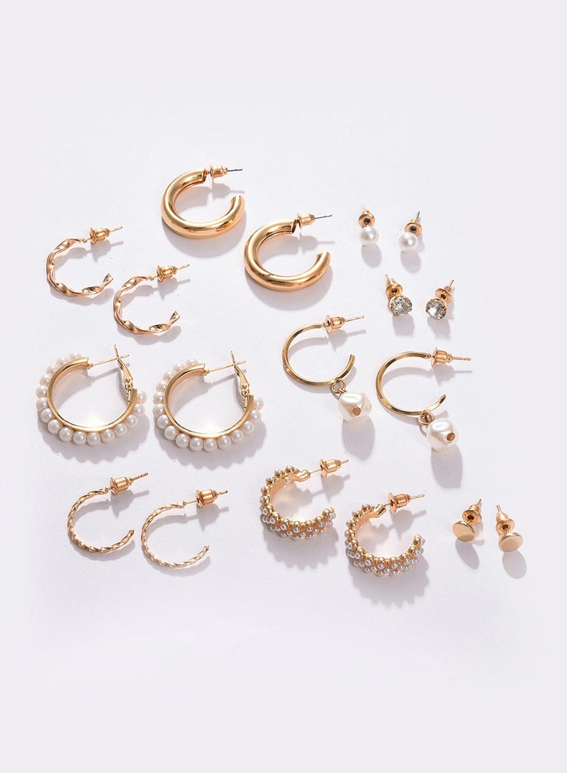 SOHI Contemporary Artificial Stud Earring Jewellery - Image 1