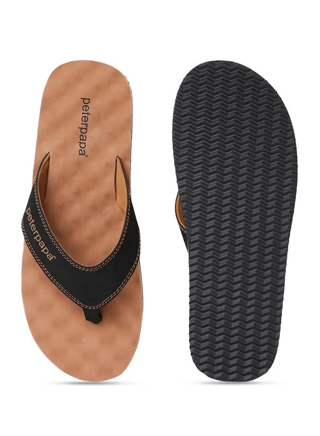 Take Two Men Printed Strap Flip Flops