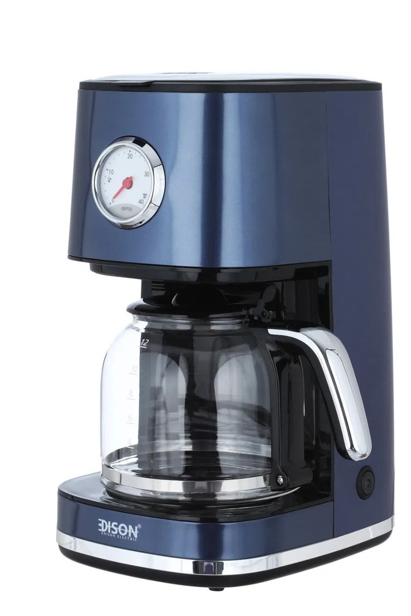 اديسون محضر قهوة دريب إديسون، 900 واط، 1.5 لتر، مؤشر درجة حرارة، CM1415C-GS - كحلي - Image 2