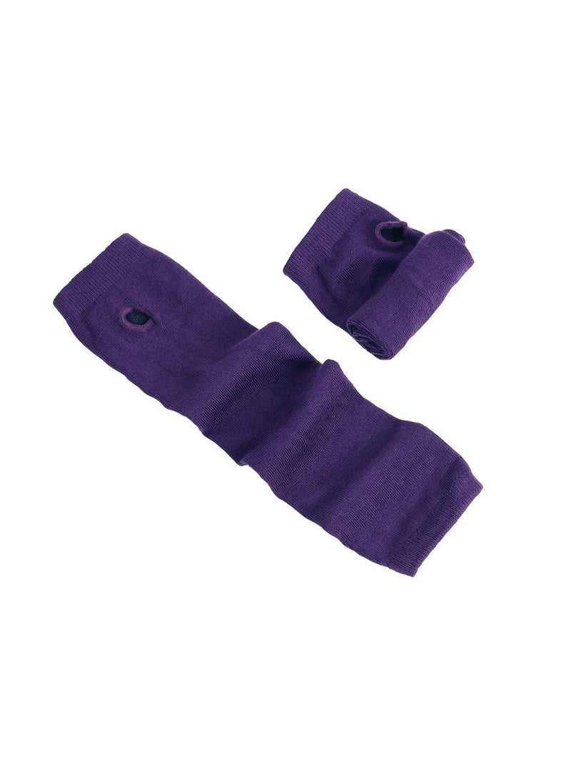 Loquat Fingerless Cotton Gloves Sleeves 