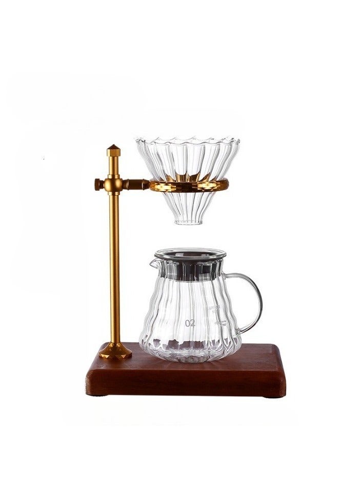 general Coffee Maker Set Filter Espresso Drip Funnel Coffee Holder Tools For Home And Kitchen Accessories Set Of 4 - Image 1