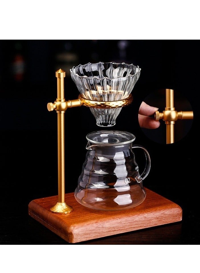 general Coffee Maker Set Filter Espresso Drip Funnel Coffee Holder Tools For Home And Kitchen Accessories Set Of 4 - Image 2