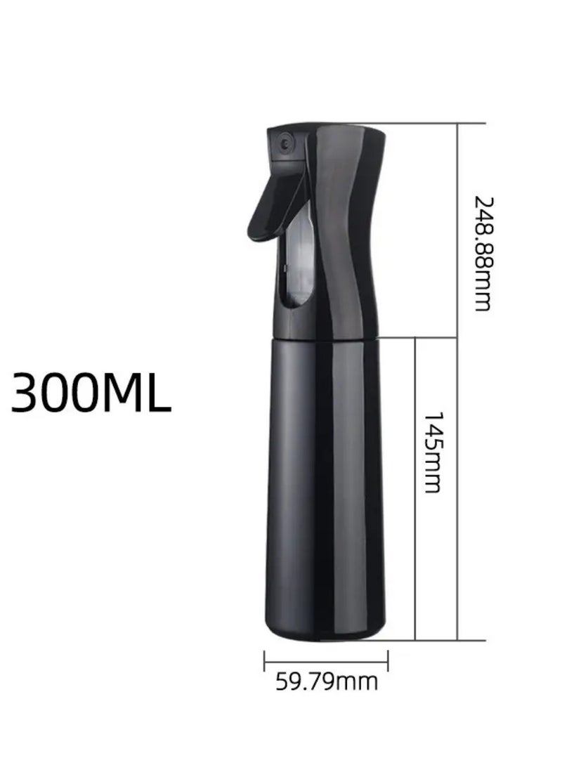 Lifenpure - Lifenpure Continuous Hair Spray Bottle Fine Mist Water Sprayer Black - Image 1