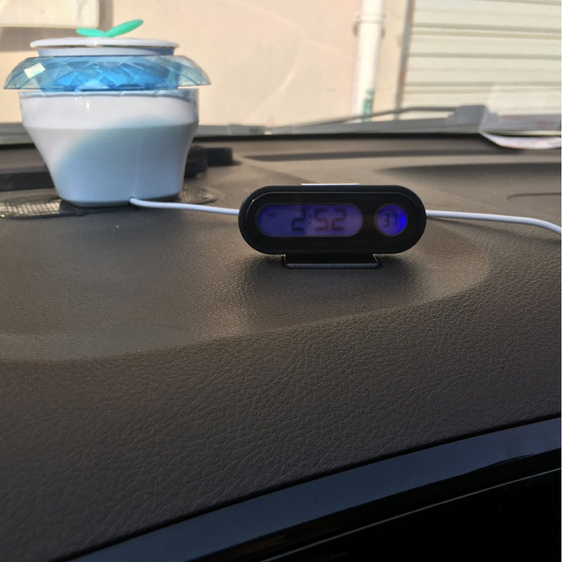 1pc Car Dashboard High Precision Clock Mini - Image 1