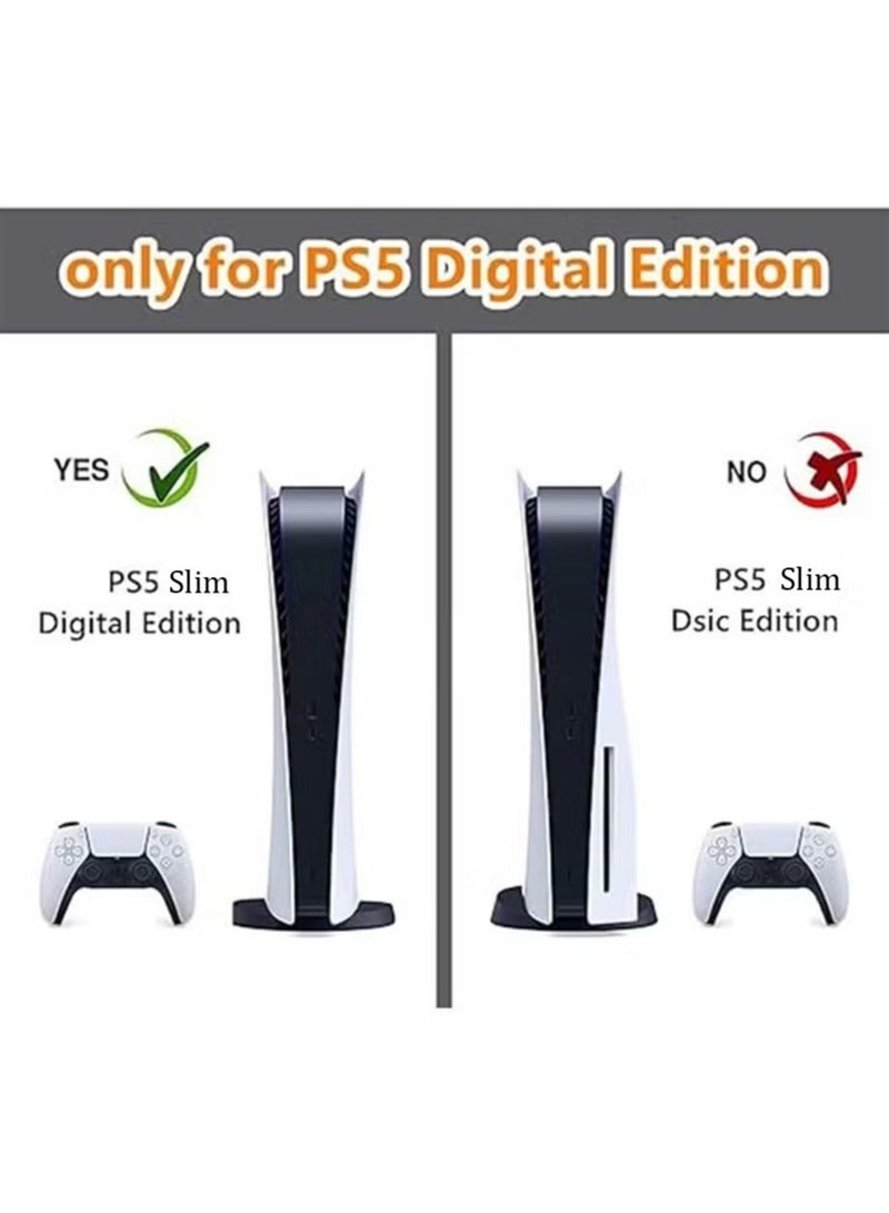 ملصق وحدة التحكم الرقمية PS5 Slim، مجموعة غلاف وحدة تحكم وحدة التحكم Sony PS5 Slim، ملصق غلاف وحدة التحكم الرقمية PS5 Slim، ملصق دليل الهواء PVC (نمط Wukong، متعدد الألوان) - Image 2