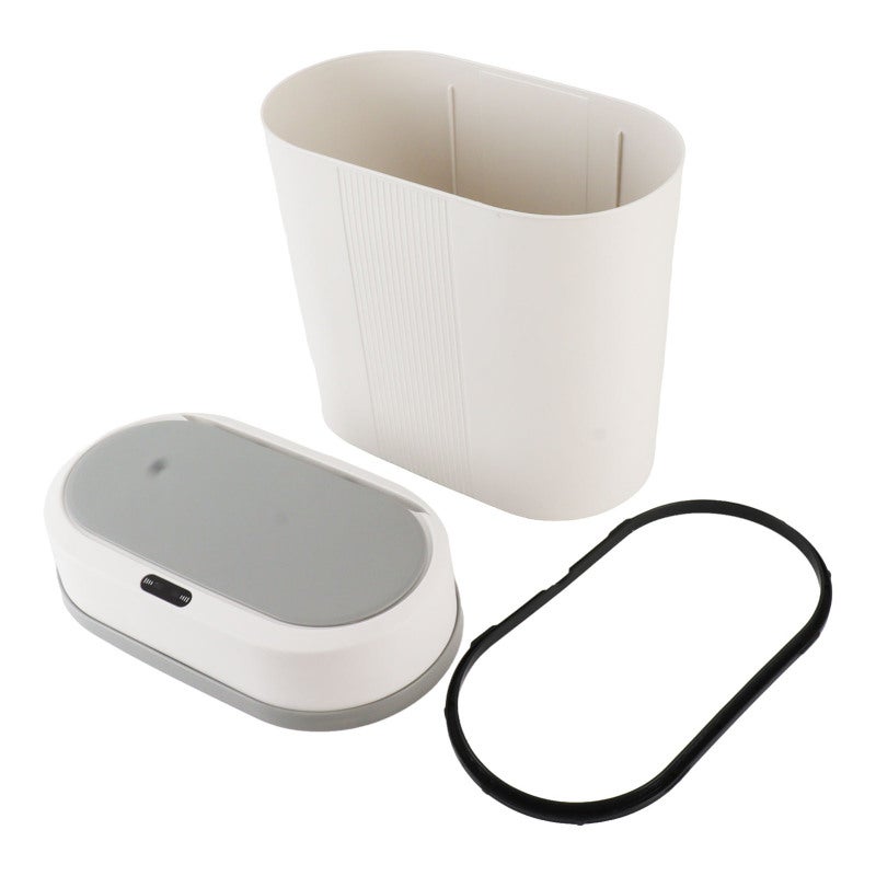 Smart Trash Can 12L: Smart Sensing Automatic Lifting & Closing - Touchless Hands Free Battery Powered Trash Can for Kitchen, Bathroom, Office, Bedroom, Dormitory Narrow Spaces - Image 2